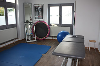 Blick in den Gymnastik-Raum
